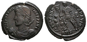 Constantius II. A.D. 337-361. AE 2 heavy majorina Reference: Condition: Very Fine
Weight: 4.1g Diameter: 23mm