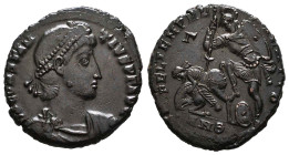 Constantius II. A.D. 337-361. AE 2 heavy majorina Reference: Condition: Very Fine
Weight: 6.4g Diameter: 22.4mm
