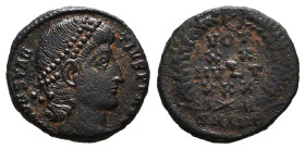 Constantius II. A.D. 337-361. AE Reference: Condition: Very Fine
Weight: 1.5g Diameter: 14.3mm