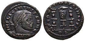 Licinius I. A.D. 308-324. AE Reference: Condition: Very Fine
Weight: 4.8g Diameter: 23.1mm