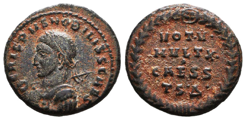 Crispus. Caesar, A.D. 317-326. AE Reference: Condition: Very Fine
Weight: 3.4g ...