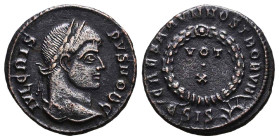 Crispus. Caesar, A.D. 317-326. AE Reference: Condition: Very Fine
Weight: 2.5g Diameter: 18.2mm