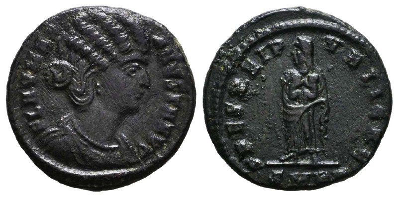 Fausta. Augusta, A.D. 324-326. AE Reference: Condition: Very Fine
Weight: 3.2g ...