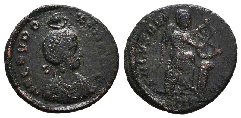 Aelia Eudoxia. Augusta, A.D. 400-404. AE Reference: Condition: Very Fine
Weight...