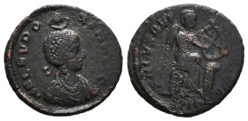 Aelia Eudoxia. Augusta, A.D. 400-404. AE Reference: Condition: Very Fine
Weight: 2g Diameter: 18.1m