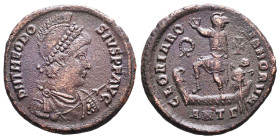 Theodosius I. A.D. 379-395. AE 2 Majorina Reference: Condition: Very Fine
Weight: 5.3g Diameter: 23mm