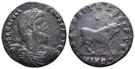 Julian II. A.D. 360-363. AE follis Reference: Condition: Very Fine
Weight: 8g Diameter: 26.7mm
