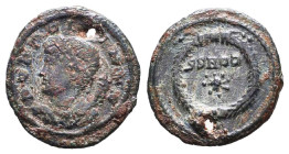 City Commemorative. A.D. 330-347. Ae. POP ROMANVS Reference: Condition: Very Fine
Weight: 1.1g Diameter: 15mm