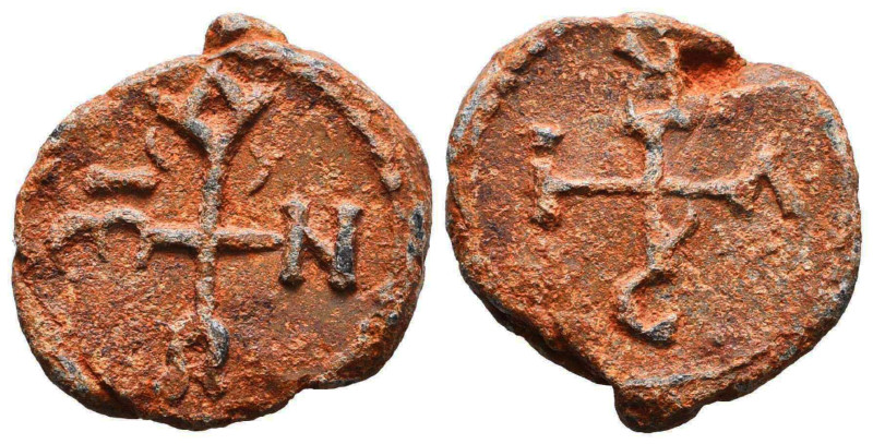 Byzantine Lead Seals, 7th - 13th Centuries. Reference: Condition: Very Fine
Wei...