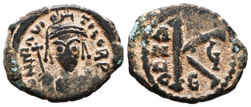 Maurice Tiberius. 582-602. Æ Reference: Condition: Very Fine
Weight: 4.2g Diame...