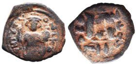 Arab - Byzantine Coins, Ae. Reference: Condition: Very Fine
Weight: 5.5g Diameter: 24.2mm