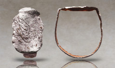 Ancient Roman Large Legion Ring, Circa 1st - 3rd Century. silver ring composed of a D-section hoop and large Eagle engraved discoid bezel. Reference: ...