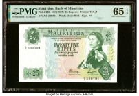 Mauritius Bank of Mauritius 25 Rupees ND (1967) Pick 32b PMG Gem Uncirculated 65 EPQ. HID09801242017 © 2023 Heritage Auctions | All Rights Reserved