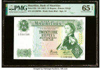 Mauritius Bank of Mauritius 25 Rupees ND (1967) Pick 32b PMG Gem Uncirculated 65 EPQ. HID09801242017 © 2023 Heritage Auctions | All Rights Reserved