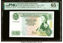 Mauritius Bank of Mauritius 25 Rupees ND (1967) Pick 32b PMG Gem Uncirculated 65 EPQ. HID09801242017 © 2023 Heritage Auctions | All Rights Reserved