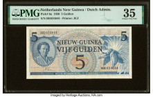 Netherlands New Guinea Nieuw-Guinea 5 Gulden 2.1.1950 Pick 6a PMG Choice Very Fine 35. HID09801242017 © 2023 Heritage Auctions | All Rights Reserved