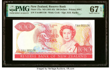 New Zealand Reserve Bank of New Zealand 100 Dollars ND (1981-85) Pick 175a PMG Superb Gem Unc 67 EPQ. HID09801242017 © 2023 Heritage Auctions | All Ri...