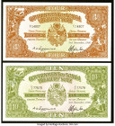 Tonga Government of Tonga 4; 10 Shillings 3.11.1966 Pick 9e; 10e Two Examples Crisp Uncirculated (2). HID09801242017 © 2023 Heritage Auctions | All Ri...