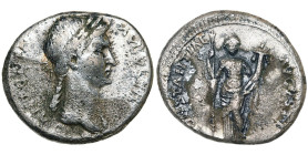ANTONIA (†39), mère de Claude, AR denier, 41-45, Rome. Frappé sous Claude. D/ ANTONIA AVGVSTA B. dr. à d., cour. d'épis. R/ CONSTANTIAE AVGVSTI Antoni...