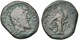 DIDIUS JULIANUS (193), AE dupondius, mars-mai 193, Rome. D/ IMP CAES M DID- IVLIAN AVG T. r. à d. R/ PM TR P COS Fortuna deb. à g., ten. un gouvernail...