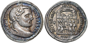 MAXIMIEN GALERE César (293-305), AR argenteus, 294-295, Antioche. D/ MAXIMIA-NVS CAES T. l. à d. R/ VICTORIAE SARMATICAE/ -B/ ANT Les tétrarques sacr...