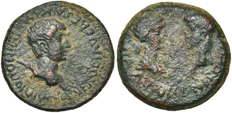 CRETE, CNOSSOS, Néron (54-68), AE bronze, 55-60. Au nom de Volumnius Lupinus Ilv...