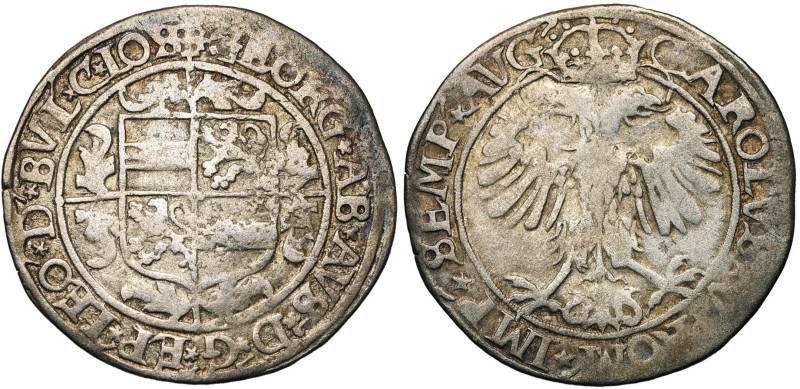 LIEGE, Principauté, Georges d'Autriche (1544-1557), AR quatre patards, s.d. (155...