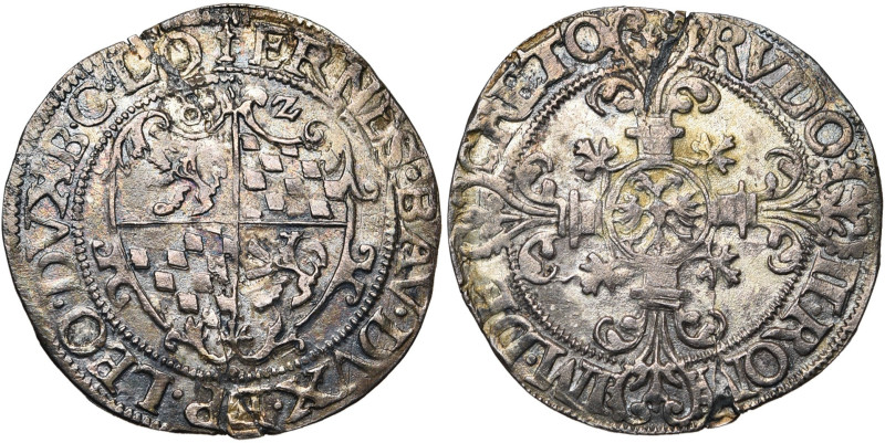 LIEGE, Principauté, Ernest de Bavière (1581-1612), AR ernestus (réal), 1582, Liè...