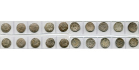ARAB-SASANIAN, Abbasid Governors of Tabaristan, lot of 10 half dirhams, anonymous with afzut.

Very Fine