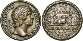 PAYS-BAS MERIDIONAUX, AE médaille, s.d. (1474), attribuée à Giovanni Candida. Charles le Téméraire, duc de Bourgogne (1467-1477). D/ DVX KAROLVS- BVRG...