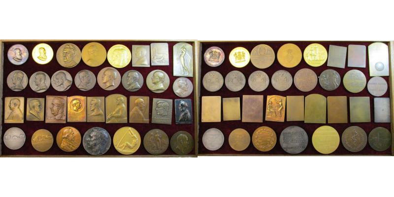 BELGIQUE, lot de 32 médailles, dont: 1905, Exposition internationale des arts et...