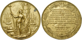 PAYS-BAS SEPTENTRIONAUX, AE médaille, 1668, non signée (C. Adolfszoon). Paix d'Aix-la-Chapelle. D/ Hollandia deb. de f., t. à d., appuyée à un trophée...