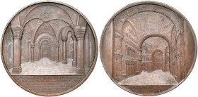 TURQUIE, AE médaille, s.d. (1864), J. Wiener. Sainte-Sophie à Constantinople. D/ Vue intérieure. A l'ex. : Ste SOPHIE A CONSTANTINOPLE/ BATIE PAR L'EM...