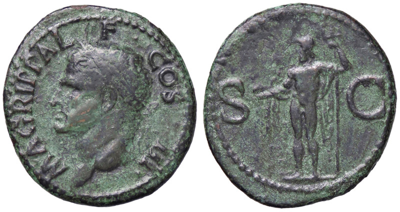 ROMANE IMPERIALI - Agrippa († 12 a C.) - Asse C. 3; RIC 58 (AE g. 10,83)
BB