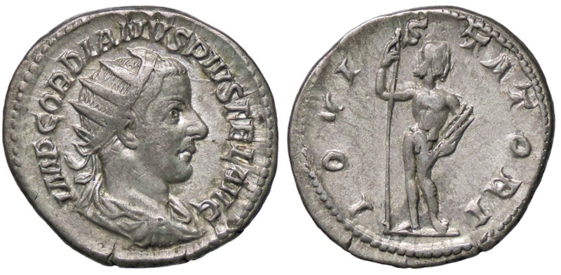 ROMANE IMPERIALI - Gordiano III (238-244) - Antoniniano C. 109; RIC 84 (AG g. 4,...