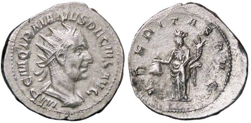 ROMANE IMPERIALI - Traiano Decio (249-251) - Antoniniano C. 105; RIC 28b (AG g. ...