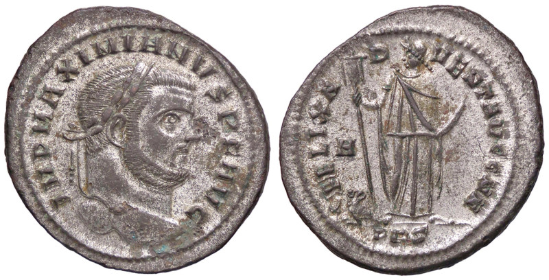 ROMANE IMPERIALI - Massimiano Ercole (286-310) - Follis (MI g. 9,43) Lieve corro...