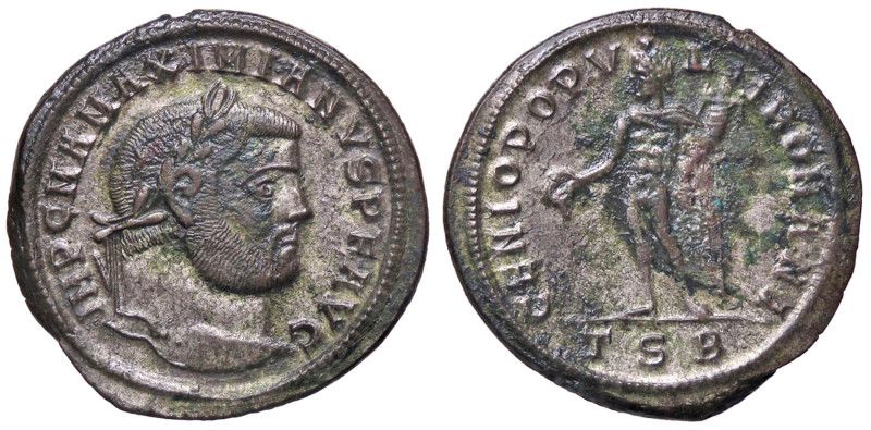 ROMANE IMPERIALI - Massimiano Ercole (286-310) - Follis (Tessalonica) (MI g. 9,2...