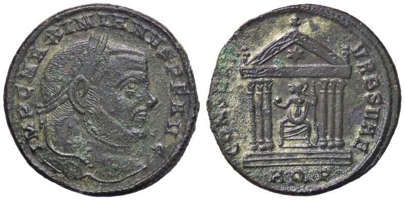 ROMANE IMPERIALI - Galerio Massimiano (305-311) - Follis (Aquileia) RIC 118 (MI ...