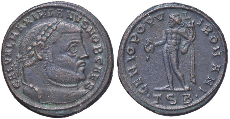 ROMANE IMPERIALI - Galerio Massimiano (305-311) - Follis (Tessalonica) (MI g. 9,...