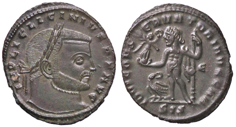 ROMANE IMPERIALI - Licinio I (308-324) - Follis (Siscia) C. 70 (MI g. 4,34) Ecce...