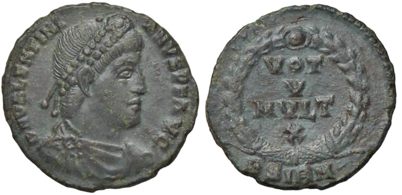 ROMANE IMPERIALI - Valentiniano I (364-373) - AE 3 (Siscia) C. 71 (AE g. 3)
SPL