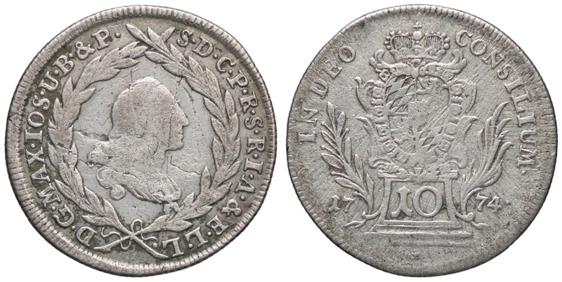 ESTERE - GERMANIA - BAVIERA - Massimiliano III Giuseppe (1745-1777) - 10 Kreuzer...