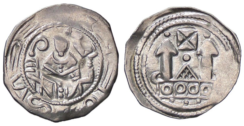 ZECCHE ITALIANE - AQUILEIA - Gotifredo (1182-1194) - Denaro Ber. 6; Biaggi 134 (...