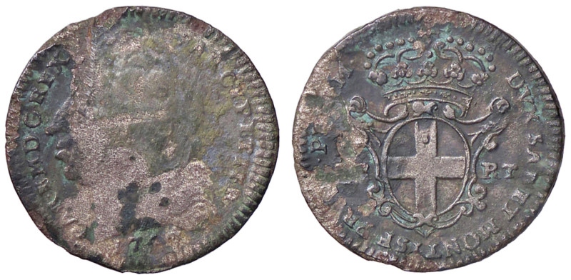 SAVOIA - Carlo Emanuele III (1730-1773) - 2,6 Soldi 1747 Mont. 103; MIR 938c R (...