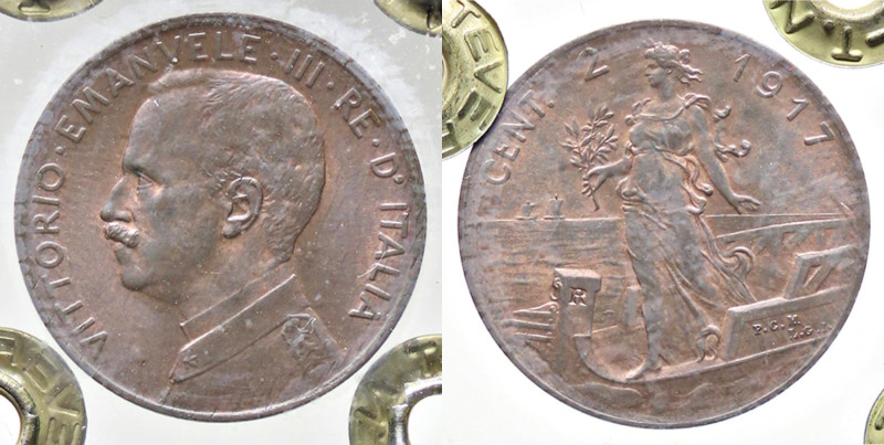 SAVOIA - Vittorio Emanuele III (1900-1943) - 2 Centesimi 1917 Prora Pag. 939; Mo...