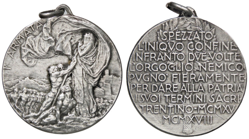 MEDAGLIE - SAVOIA - Vittorio Emanuele III (1900-1943) - Medaglia 1915-1918 - I° ...