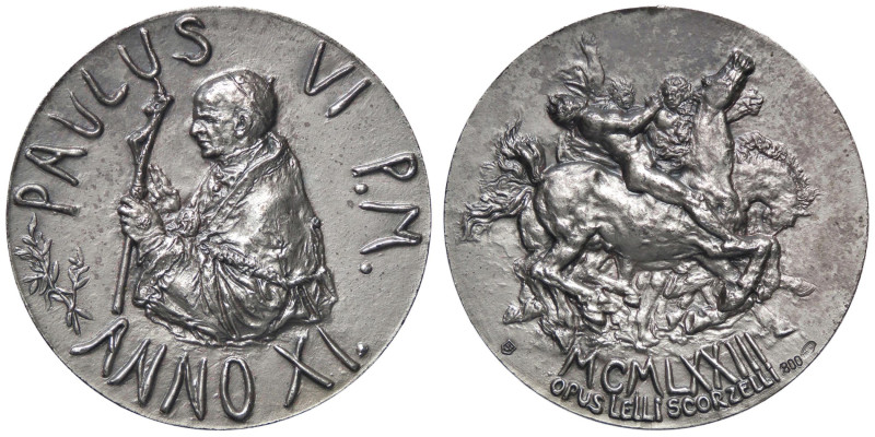 MEDAGLIE - PAPALI - Paolo VI (1963-1978) - Medaglia A. XI Mont. 27 AG
qFDC