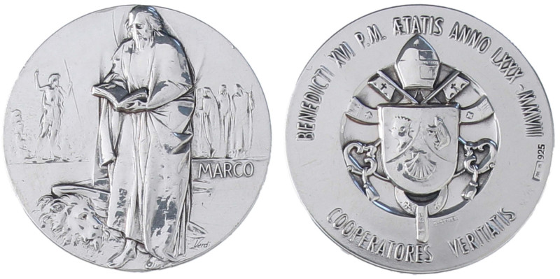 MEDAGLIE - PAPALI - Benedetto XVI (2005-2013) - Medaglia 2007 - San Marco AG Opu...