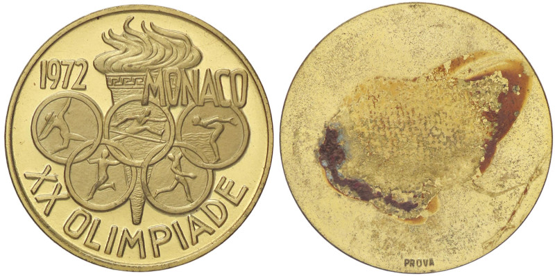 MEDAGLIE - REPUBBLICA - Medaglia 1972 Olimpiade di Monaco MD Ø 31PROVA
qFDC